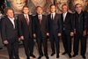 Künstler Oskar Stocker; Außenminister Dr. Michael Spindelegger; UN-Generalsekretär Ban Ki-moon; Mag. Siegfried Nagl, Bürgermeister der Stadt Graz; ORF-Landesdirektor Gerhard Draxler und Regisseur Rudi Dolezal bei der Präsentation der Initiative FACE HUMAN RIGHTS im UNO-Hauptquartier in New York.